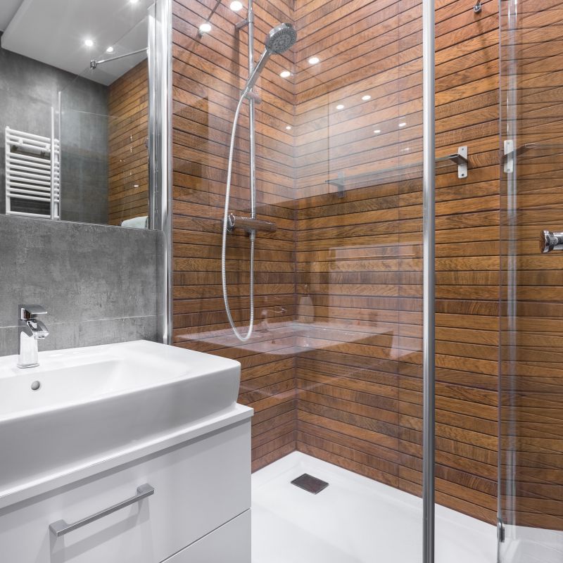 Contemporary Shower Installation